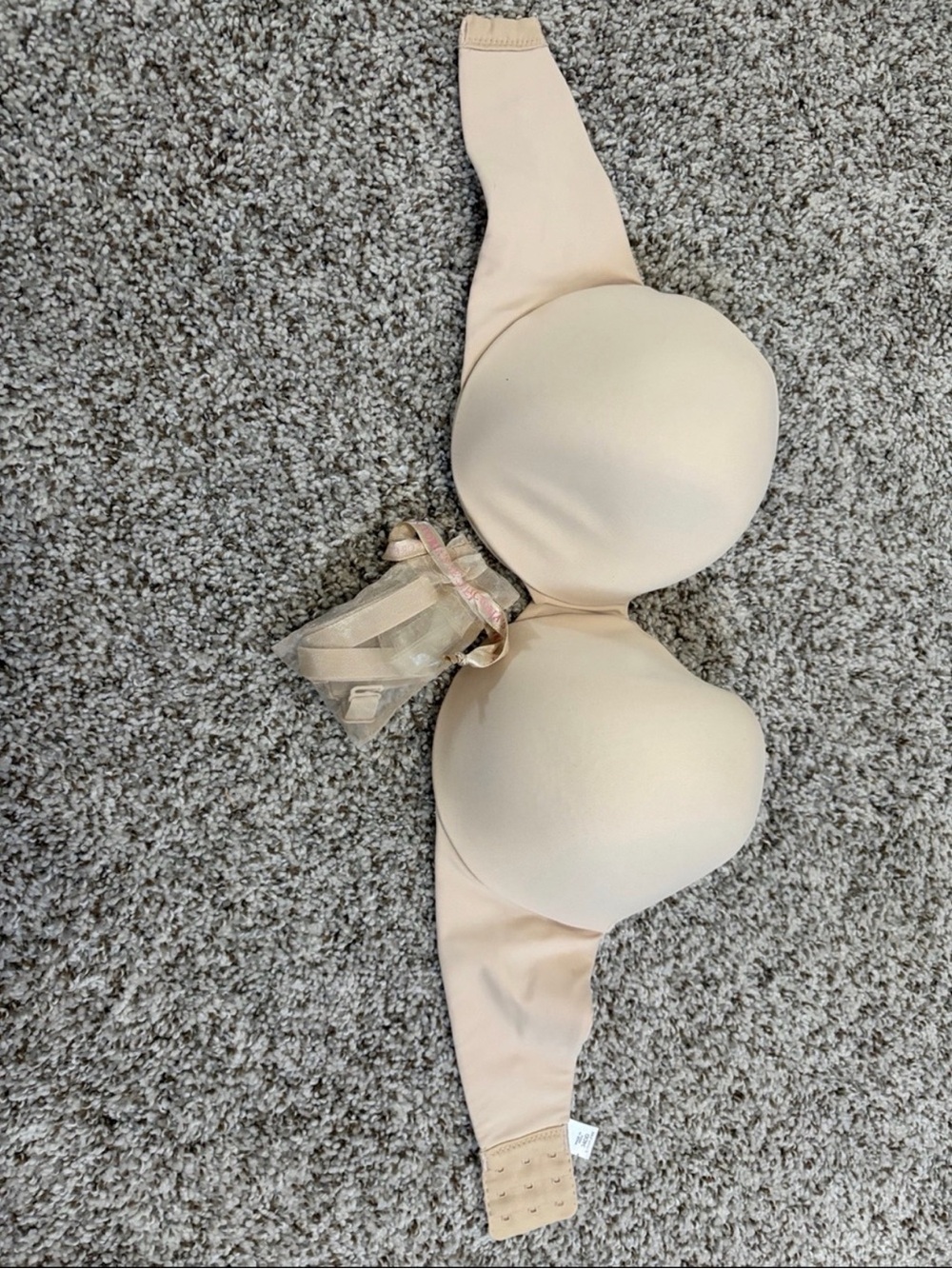 Victoria's Secret Light Beige Strapless Convertible Bra